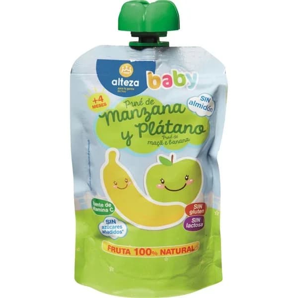 Puré Manzana Plátano Desde 4 Meses - 1 ud - Imagen del producto en Findit