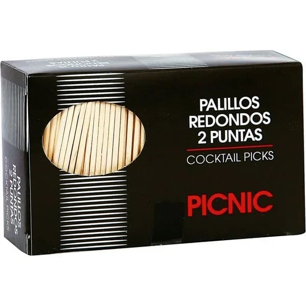 Palillo Redondo Abedul 800 Unidades - 1 ud - Imagen del producto en Findit