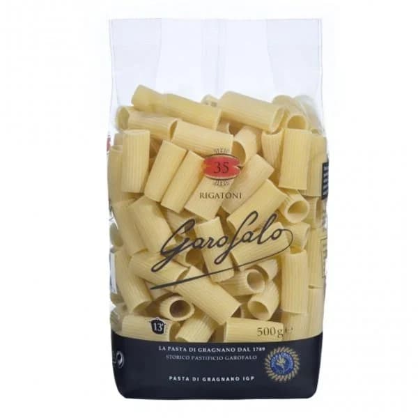 Pasta Rigatoni - 0.5 kg - Imagen del producto en Findit