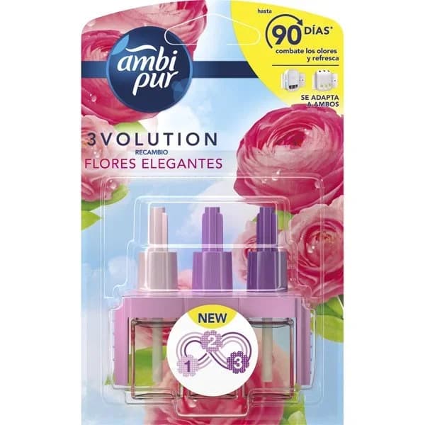 Ambientador eléctrico flores elegantes 3Volution recambio Ambi Pur 1 ud. - 1 ud - Imagen del producto en Findit