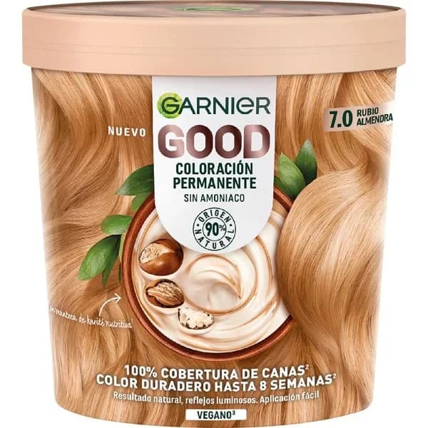 Tinte 7.0 Rubio Almendra sin Amoniaco - 0.8 ud - Imagen del producto en Findit