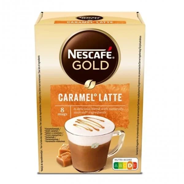 Café gold caramel NESCAFÉ, caja 8 monodosis - 0.1 kg - Imagen del producto en Findit