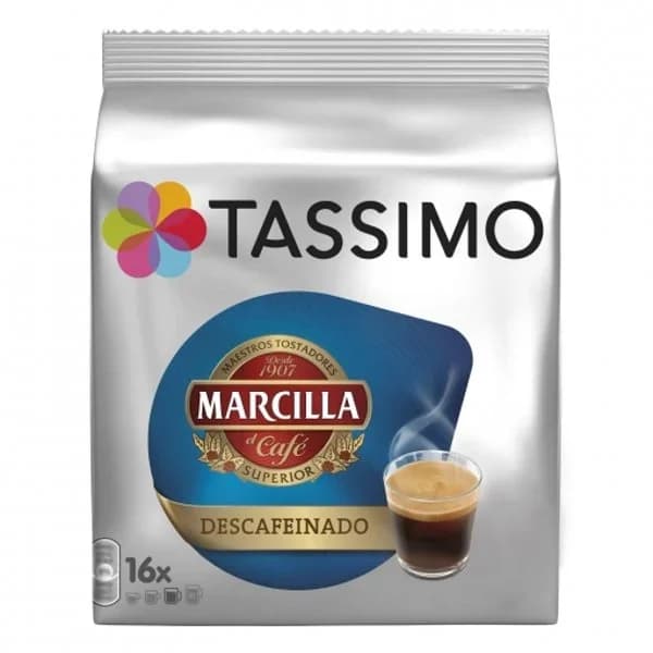 Café en cápsula descafeinado Tassimo - 16 ud - Imagen del producto en Findit