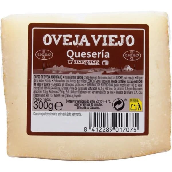 Queso Oveja Viejo Cuña - 1 ud - Imagen del producto en Findit