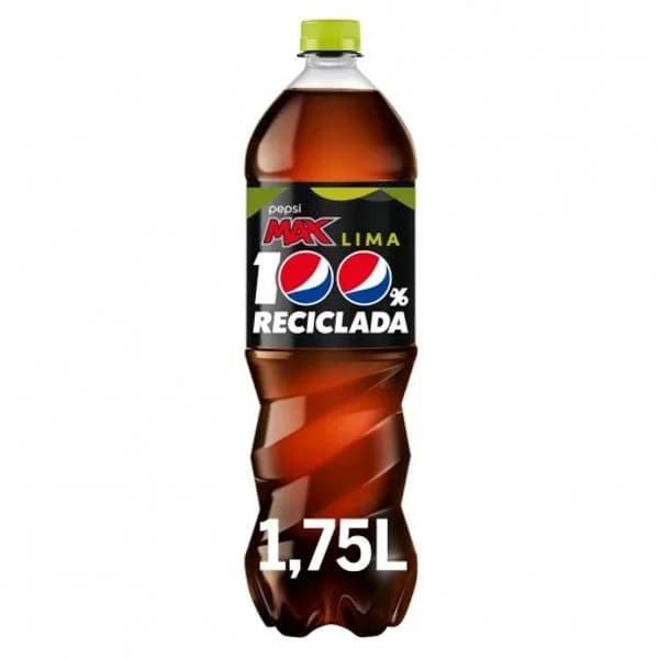 Refresco de cola sin azúcar-lima PEPSI ZERO, botella 1,75 litros - 1.75 l - Imagen del producto en Findit
