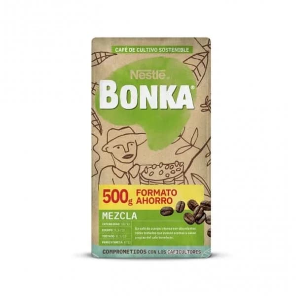 Café molido mezcla de cultivo sostenible Nestlé Bonka 500 g. - 0.5 kg - Imagen del producto en Findit