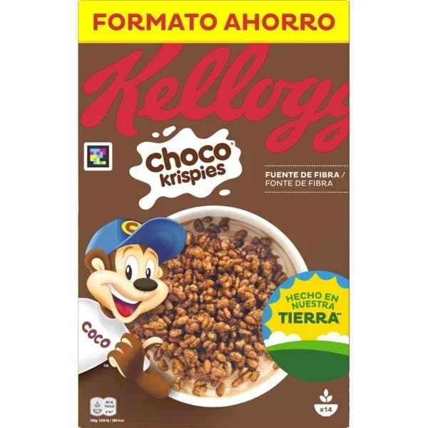 Cereales de arroz inflado Choco Krispies Kellogg's con chocolate - 0.42 kg - Imagen del producto en Findit
