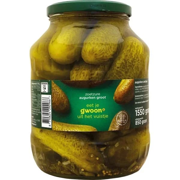 Pepinillos Agridulces - 0.85 kg - Imagen del producto en Findit
