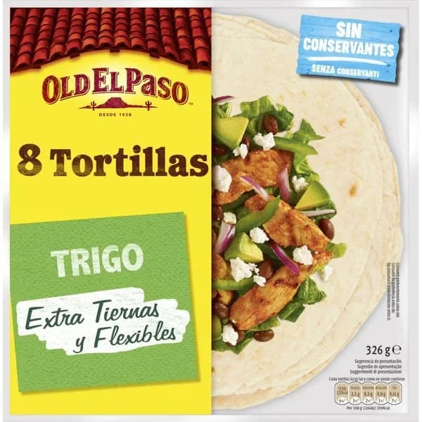 Tortillas Mejicanas de Trigo - 0.33 kg - Imagen del producto en Findit