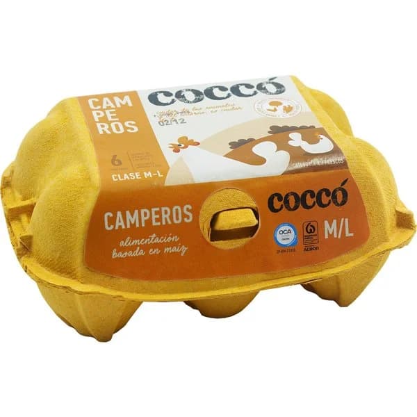 Huevos Camperos Maíz M-L - 6 ud - Imagen del producto en Findit