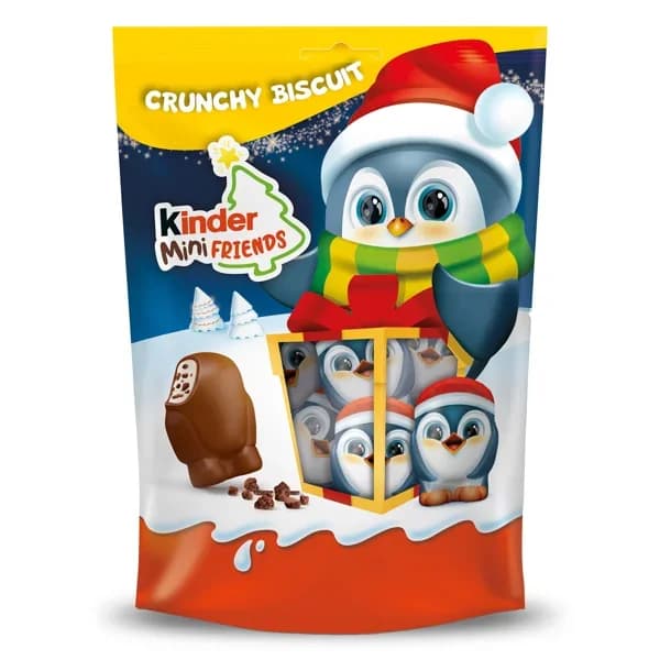 Mini chocolatinas happy friends Kinder bolsa 122 g - 0.24 kg - Imagen del producto en Findit