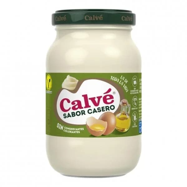 Mayonesa sabor casero Calvé sin lactosa tarro 210 ml. - 0.21 l - Imagen del producto en Findit