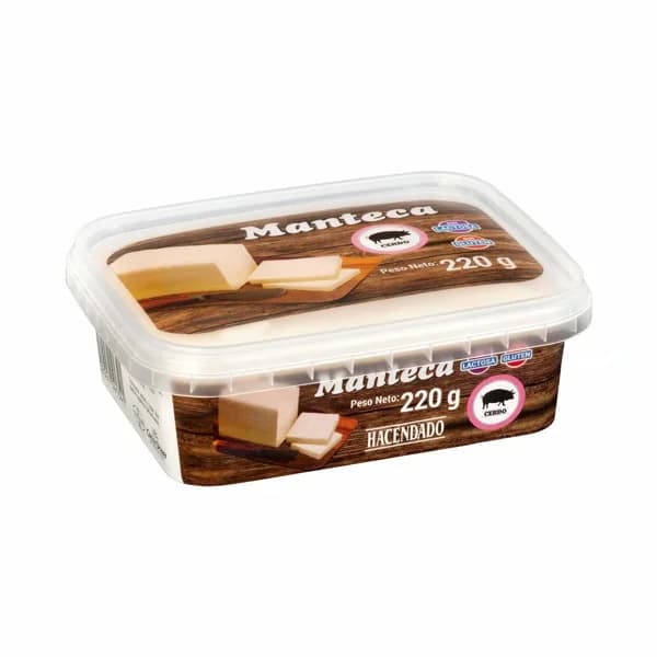 Manteca de cerdo Hacendado - 0.22 kg - Imagen del producto en Findit