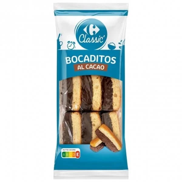 Bocaditos al cacao Classic' Carrefour 500 g. - 0.5 kg - Imagen del producto en Findit