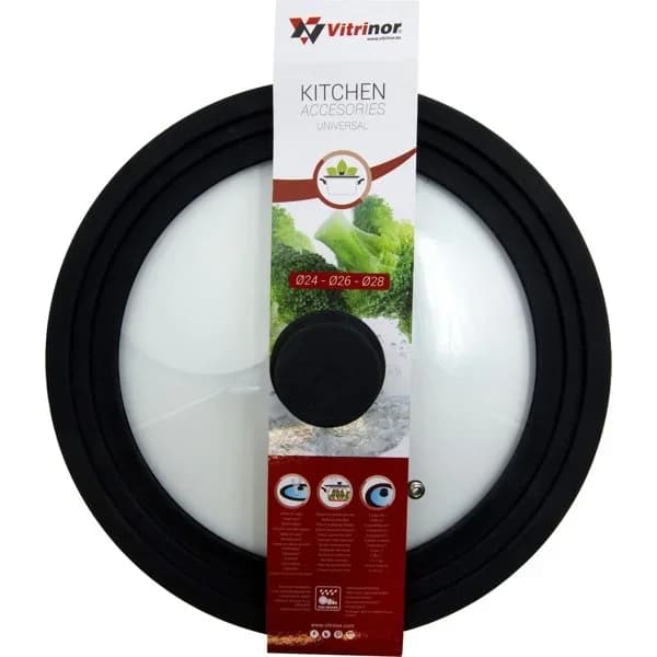 Tapa Vidrio Silicona 24/26/28 - 1 ud - Imagen del producto en Findit