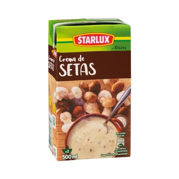 Crema de setas Starlux con champiñones - 0.5 l - Imagen del producto en Findit