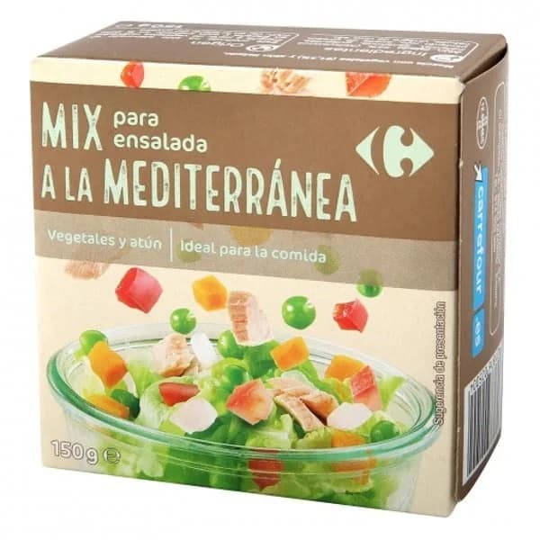 Ensalada Mediterránea de atún Carrefour 157 g. - 0.15 kg - Imagen del producto en Findit