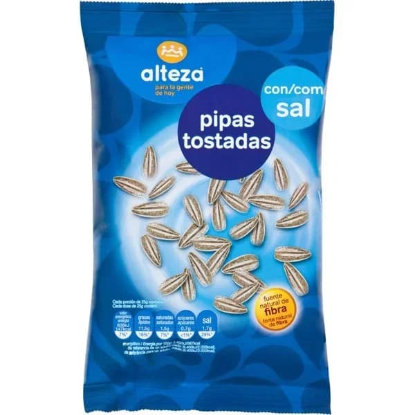 Pipas Tostadas Sal - 0.2 kg - Imagen del producto en Findit