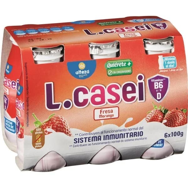 Bebida Láctea L.Casei  Fresa - 0.6 kg - Imagen del producto en Findit