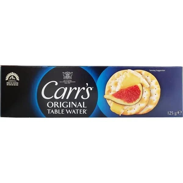 Galletas de agua Carr's 125 g. - 0.12 kg - Imagen del producto en Findit