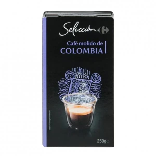 Café molido natural de Colombia Carrefour Selección 250 g. - 0.25 kg - Imagen del producto en Findit