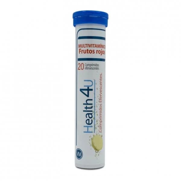 Multivitamínico sabor naranja en comprimidos efervescentes H4U 20 ud. - 0.09 kg - Imagen del producto en Findit