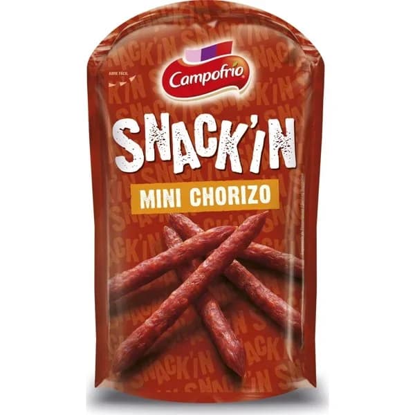 Mini Chorizo Snack'in Campofrío sin gluten 50 g - 0.05 kg - Imagen del producto en Findit