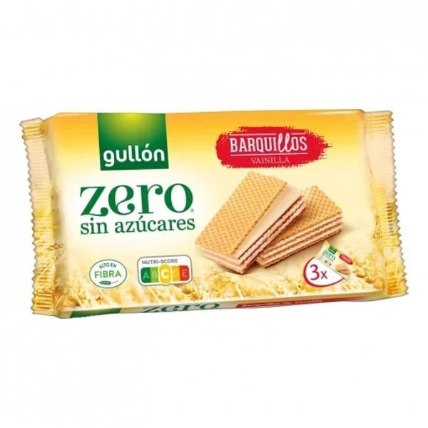 Barquillo Relleno de Vainilla Zero 180G - 0.18 kg - Imagen del producto en Findit