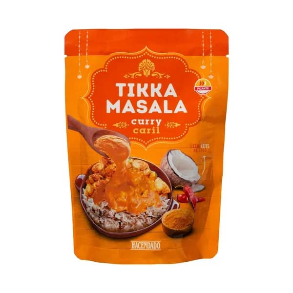 Salsa curry Tikka Masala Hacendado picante - 0.18 kg - Imagen del producto en Findit