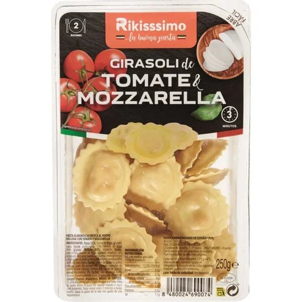 Girasoli con Tomate y Mozzarela 250G - 1 ud - Imagen del producto en Findit