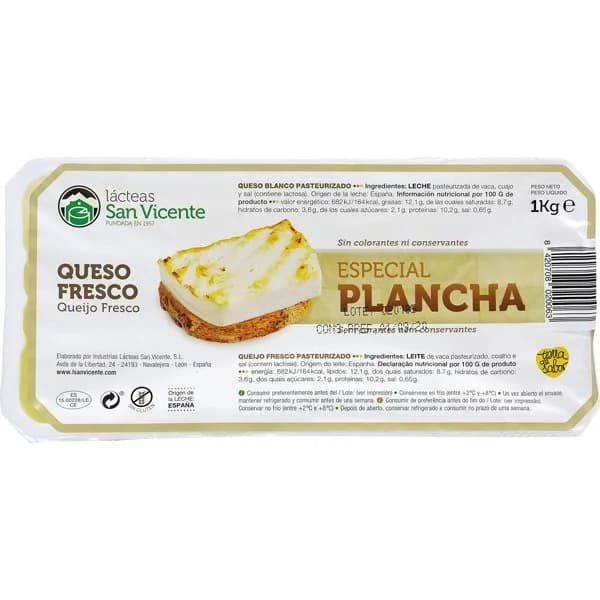 Queso Fresco Especial Plancha - 1 kg - Imagen del producto en Findit