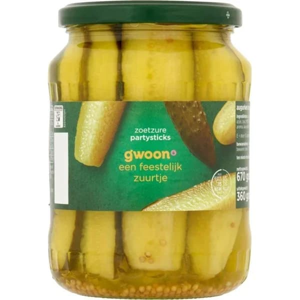Pepinillos Agridulces Sticks - 0.19 kg - Imagen del producto en Findit