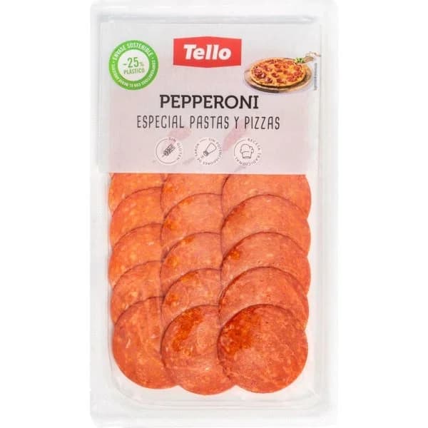 Peperoni Lonchas - 0.08 kg - Imagen del producto en Findit