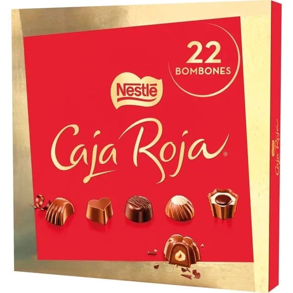 Bombones surtidos Nestlé Caja Roja 198 g. - 0.2 kg - Imagen del producto en Findit