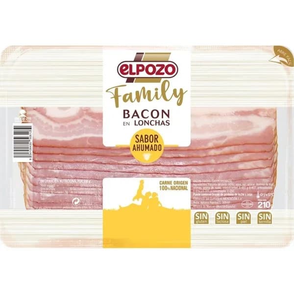 Bacon Lonchas - 0.22 kg - Imagen del producto en Findit