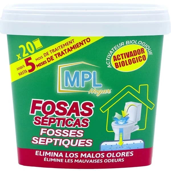 Activador Biologico  Fosas Septicas 20U. - 0.4 kg - Imagen del producto en Findit