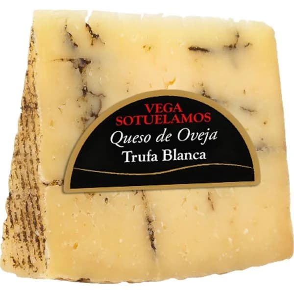Queso de oveja curado con trufa blanca Vega Sotuelamos cuña de 200 g - 0.2 kg - Imagen del producto en Findit
