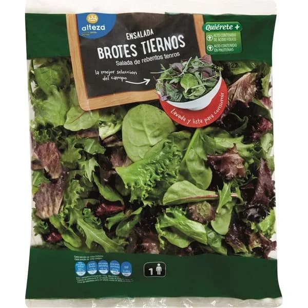 Ensalada Brotes Tiernos 100G - 0.1 kg - Imagen del producto en Findit