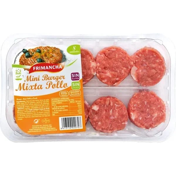 Burguer Mini Pollo y Cerdo - 0.2 kg - Imagen del producto en Findit