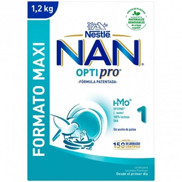 Leche para lactantes NAN OPTIPRO 1, caja 1.200 g - 0.01 kg - Imagen del producto en Findit