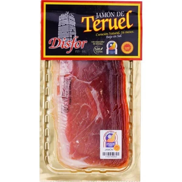 Jamon Serrano Teruel Lonchas - 1 ud - Imagen del producto en Findit