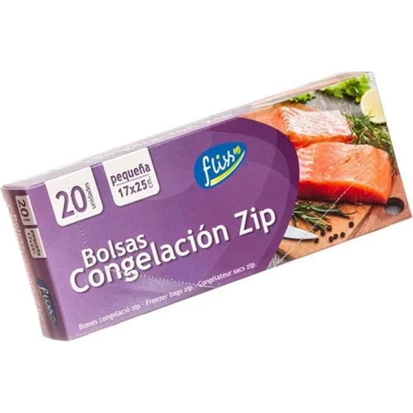 Bolsa Congelacion Pequeña Zip 1L. - 20 ud - Imagen del producto en Findit