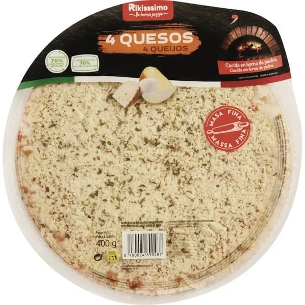 Pizza 4 Quesos - 0.4 kg - Imagen del producto en Findit