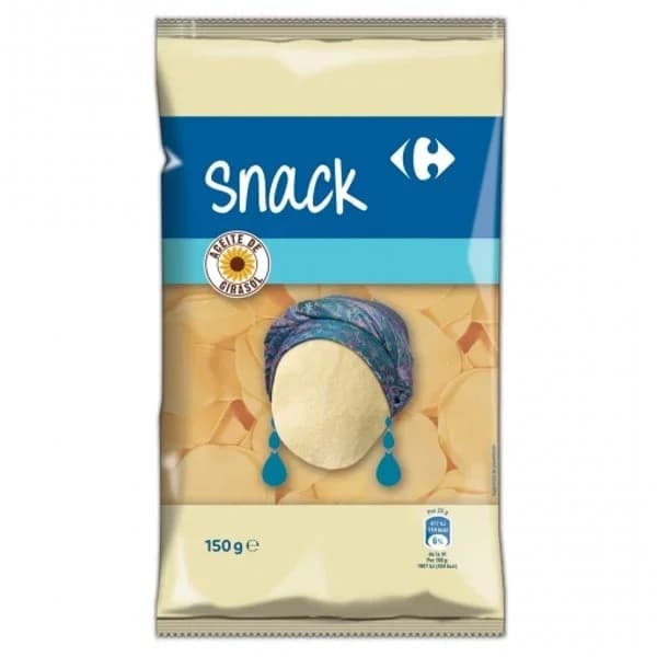 Snack de patata ligera Carrefour 150 g. - 0.15 kg - Imagen del producto en Findit