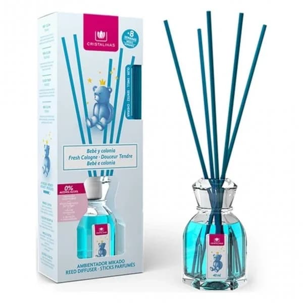 Ambientador de varillas bebé y colonia Cristalinas 35 ml. - 0.04 l - Imagen del producto en Findit