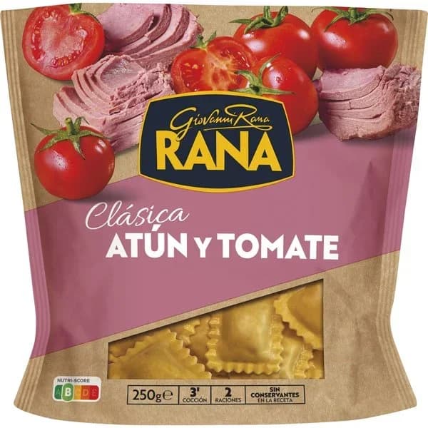 Pasta fresca ravioli atún y tomate Rana 250 g. - 0.25 kg - Imagen del producto en Findit