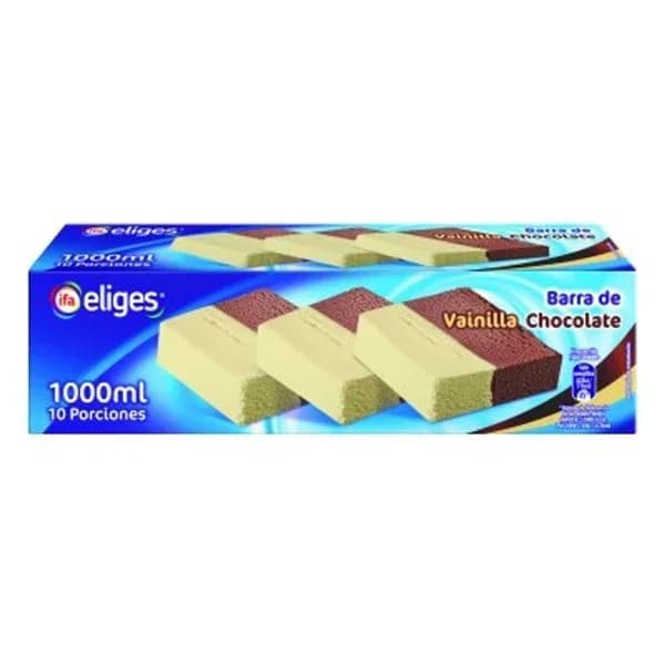 Helado vainilla y chocolate bloque 1 l - 1 l - Imagen del producto en Findit