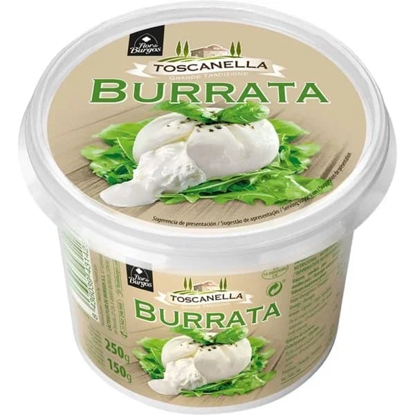 Queso fresco burrata Toscanella 150 g. - 0.15 kg - Imagen del producto en Findit