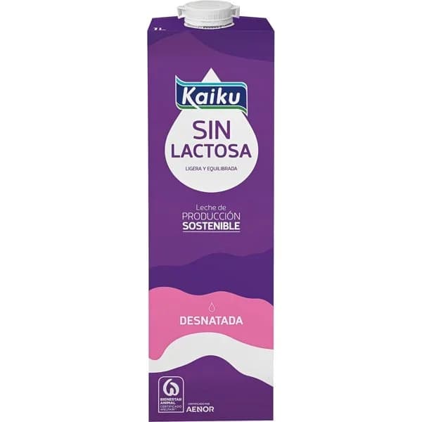 Leche sin lactosa desnatada 1 l - 1 l - Imagen del producto en Findit