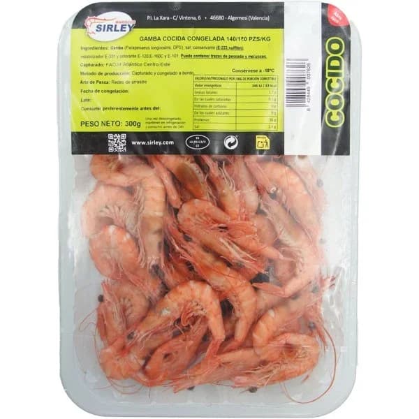 Gamba Cocida Congelada - 0.4 kg - Imagen del producto en Findit